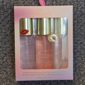 LULU Mystic Petals Shimmering Body Mist Trio w/ Keepsake Charms